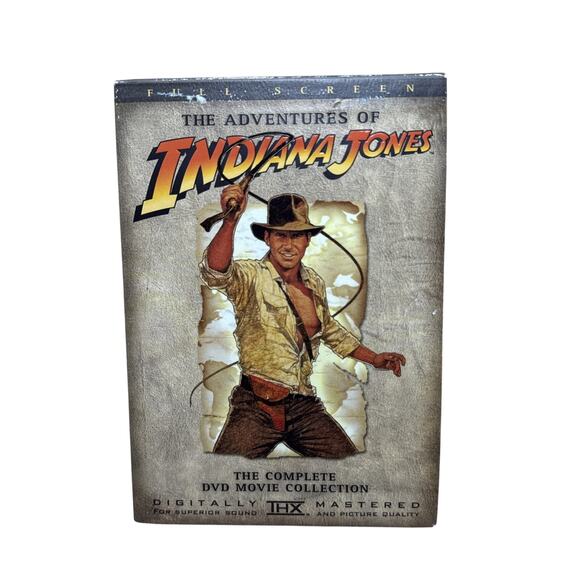Indiana Jones Complete Movie Collection DVD Set – Harrison Ford Classics - Picture 1 of 5